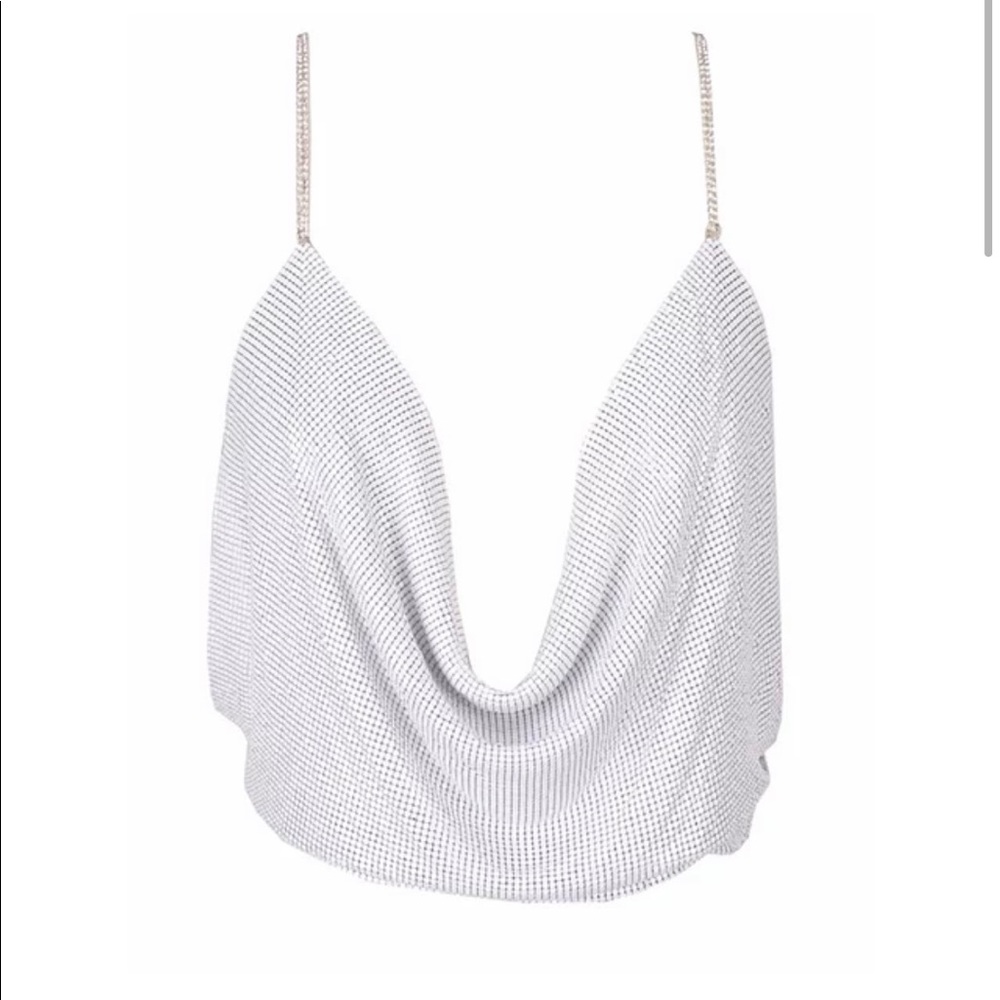 Love chain mail top